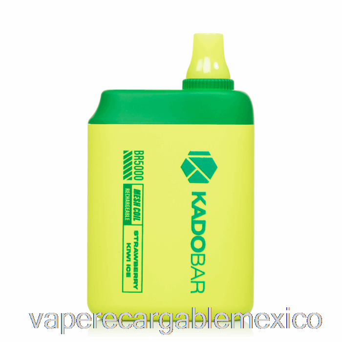 Vape Recargable Kado Bar Br5000 Desechable Fresa Kiwi Hielo